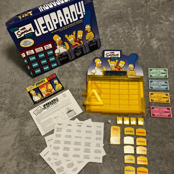 Simpsons Jeopardy Board Game 2003. - Picture 1 of 8